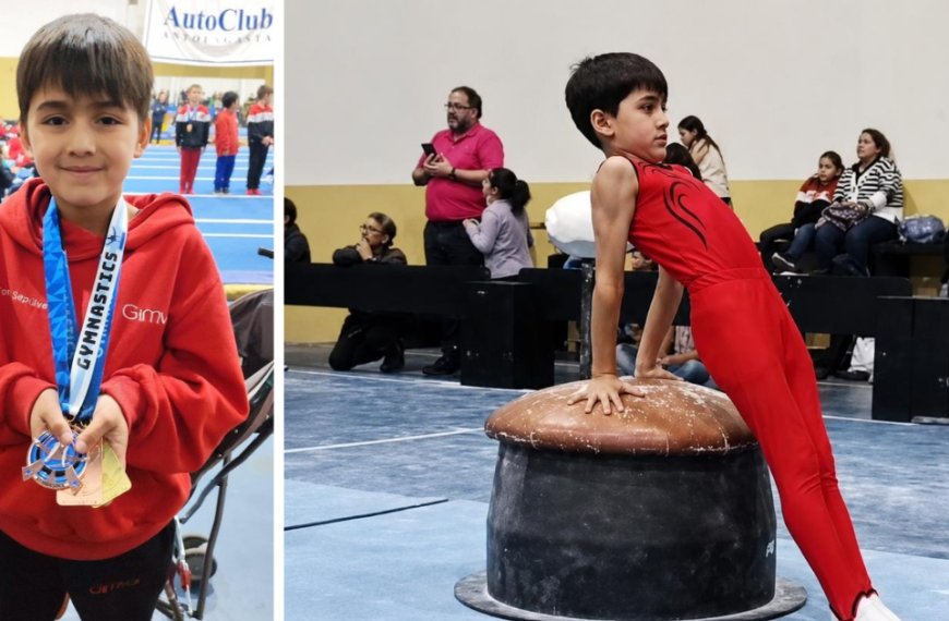Joven gimnasta de Machalí conquista el oro y el bronce en Antofagasta