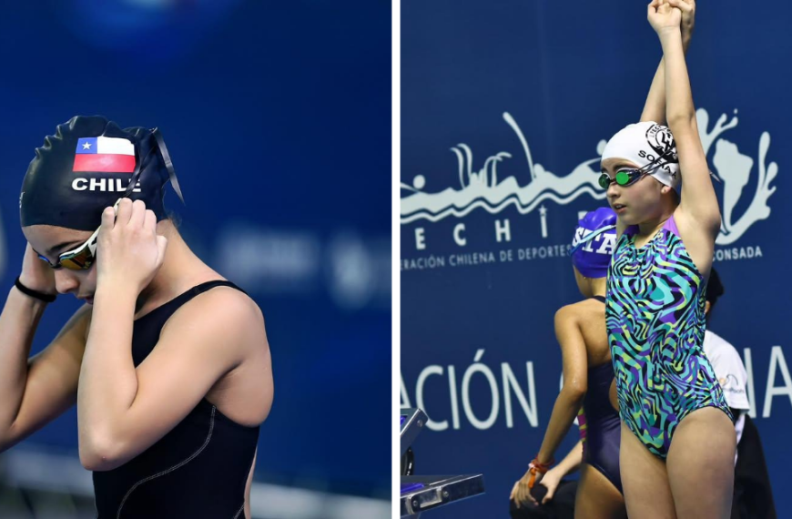 Dos deportistas de Machalí son convocadas a la Selección Chilena de Natación